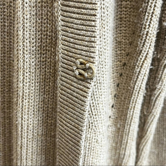 CAbi TAN DUSTER CARDIGAN EUC SZ M - Picture 8 of 12